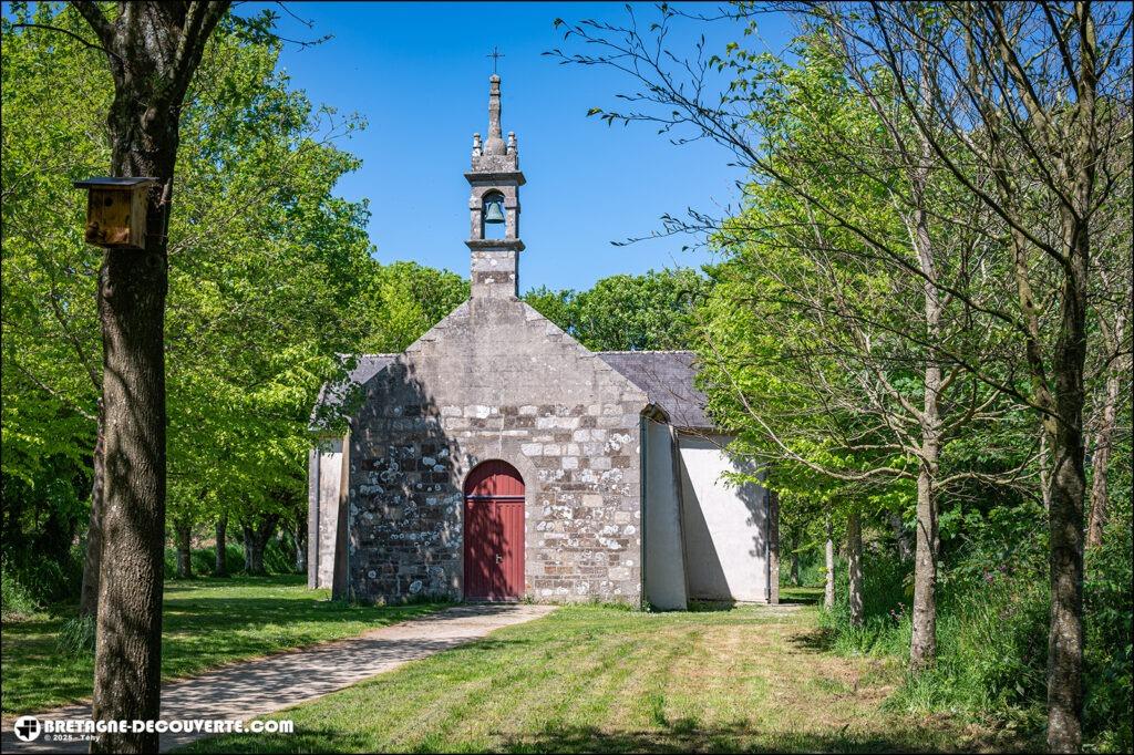 La chapelle Saint-Sébastien sur la commune de Locmaria-Plouzané.