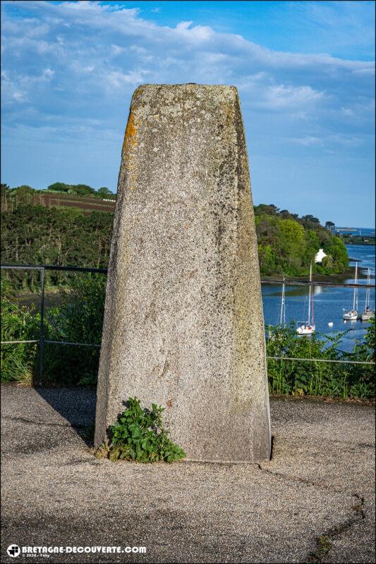 La stèle de Beg ar C'hastell sur la commune de Plouguerneau.