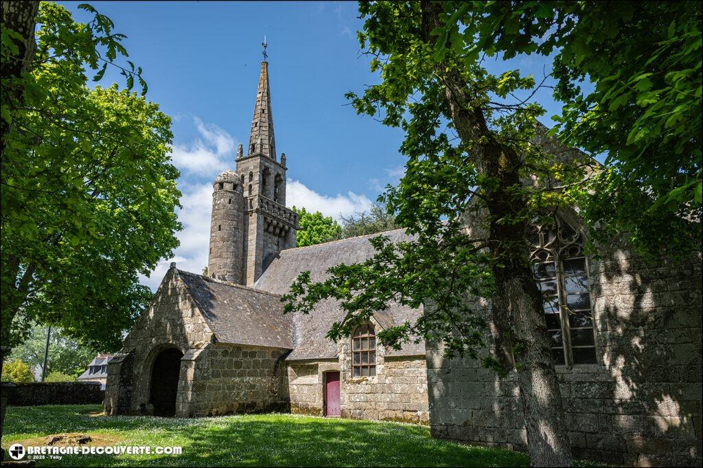 La chapelle Saint-Tunvel sur la commune de Bégard dans les Côtes d'Armor.