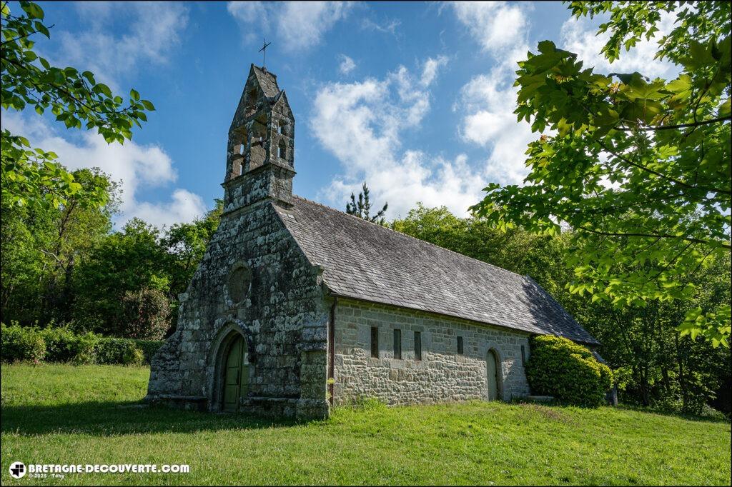 La chapelle de Kerzéan sur la commune de Plouescat.