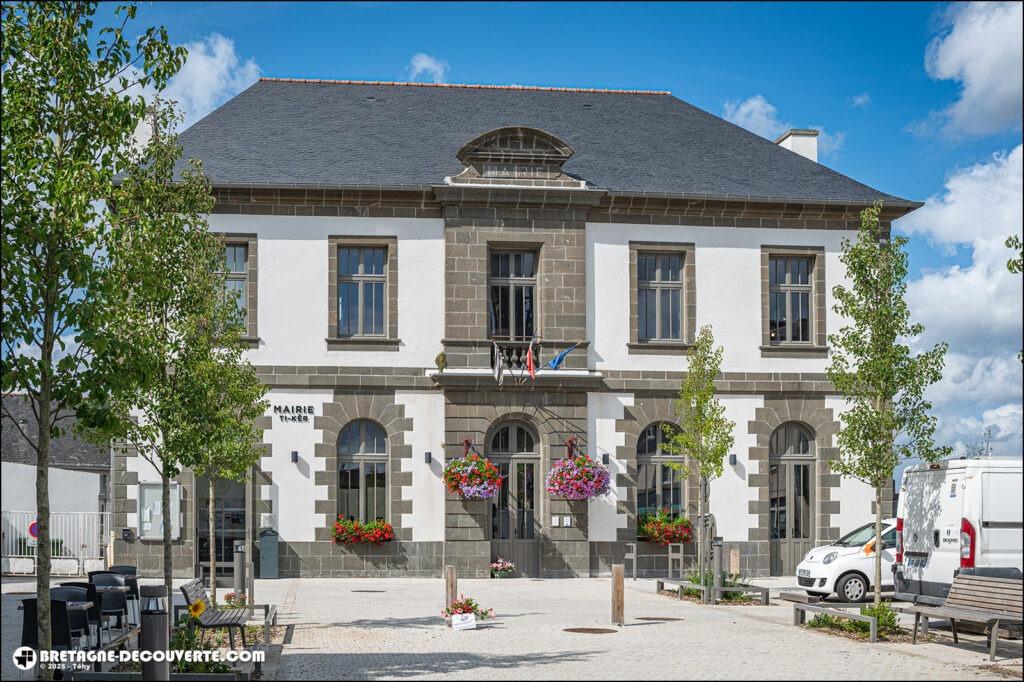 La mairie de la commune de Sizun dans le Finistère.