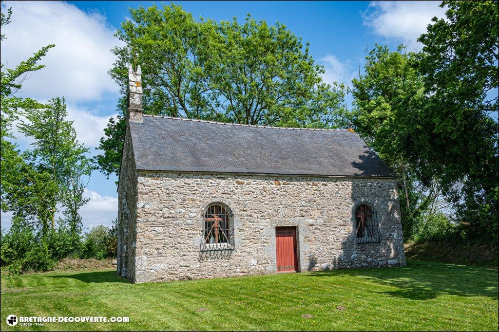 La chapelle Saint-Tugdual sur la commune de Brélidy dans les Côtes d'Armor.