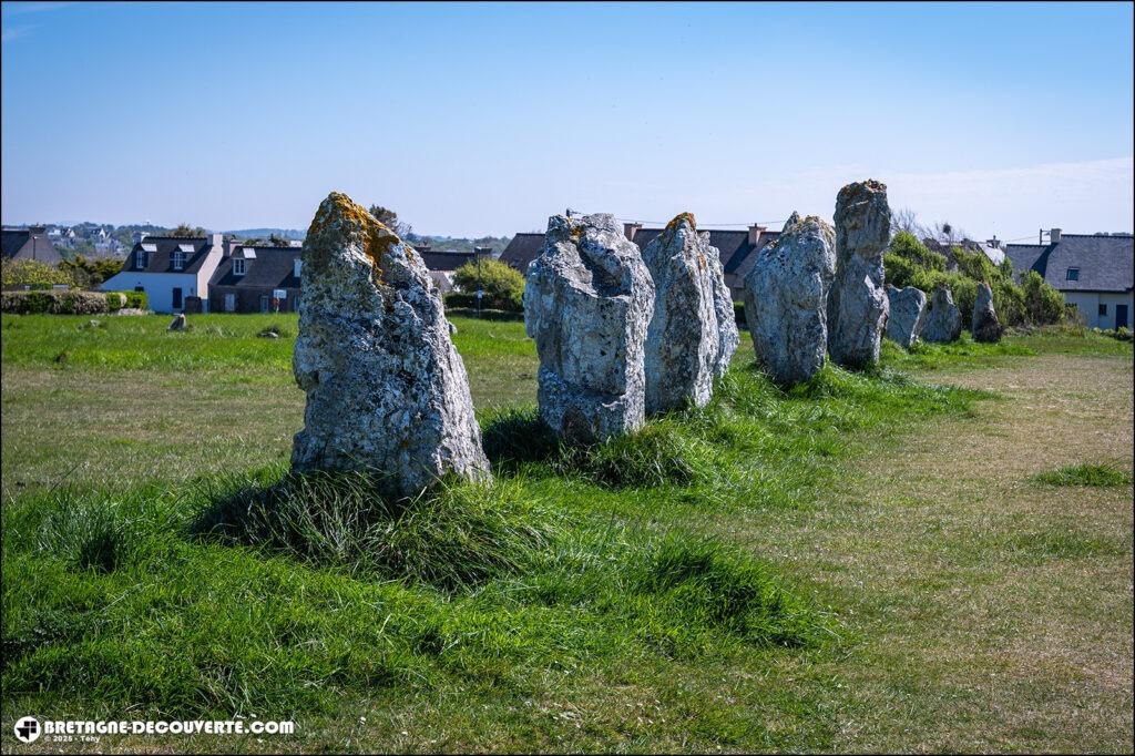 Les alignements de Lagatjar à Camaret-sur-Mer.