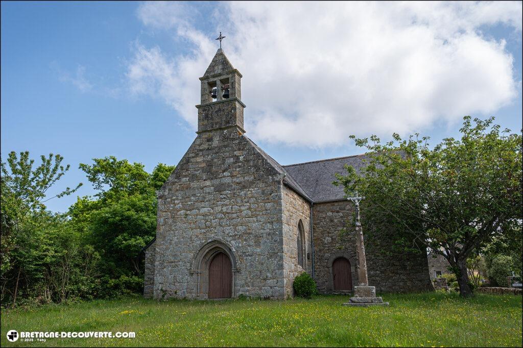 La chapelle de Kermaria sur la commune de Squiffiec dans les Côtes d'Armor.
