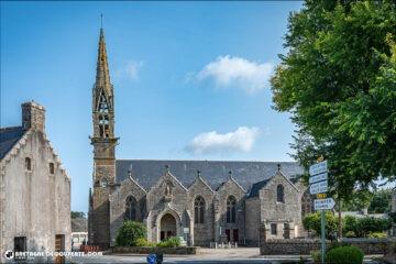 L'église paroissiale Saint-Tudec et Sainte-Anne dans le Finistère.