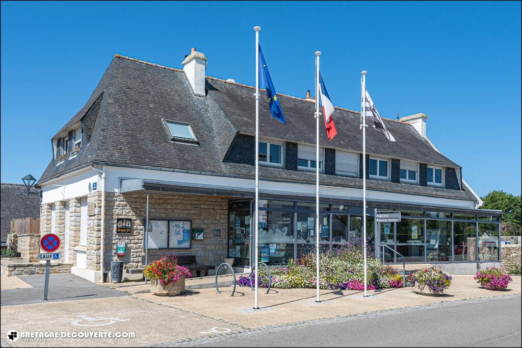 La mairie annexe d'Esquibien sur la commune d'Audierne dans le Finistère.