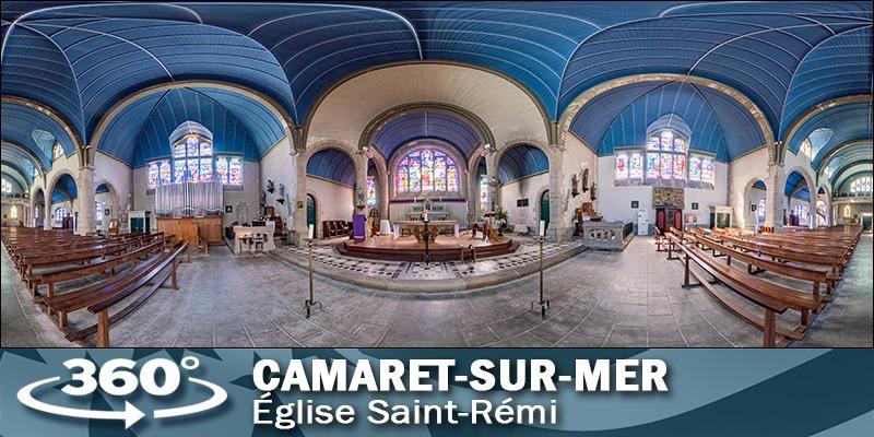 Vignette de la visite virtuelle de l'église Saint-Rémi de Camaret-sur-Mer.