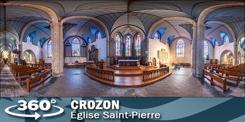 Vignette de la visite virtuelle de l'église Sainte-Pierre de Crozon.