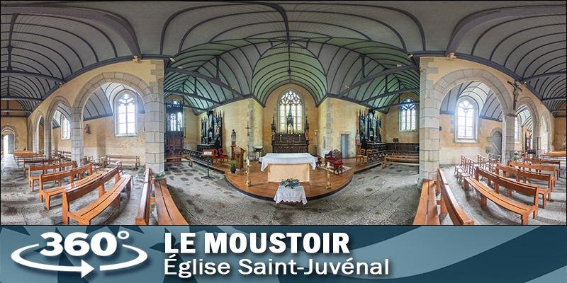 Vignette de la visite de l'église du Moustoir.