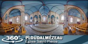 Vignette de la visite virtuelle de l'église de Ploudalmézeau.