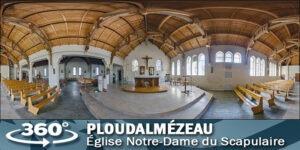 Vignette de la visite virtuelle de l'église Notre-Dame du Scapulaire de Ploudalmézeau.