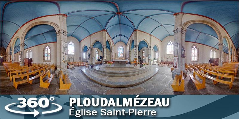 Vignette de la visite virtuelle de l'église de Ploudalmézeau.