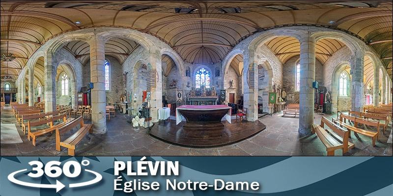 Vignette de la visite de l'église de Plévin.