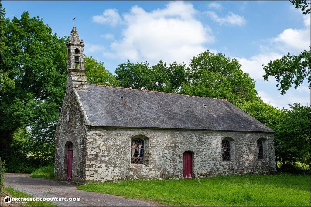 La chapelle Saint-Mathurin sur la commune de Guiscriff dans le Morbihan.