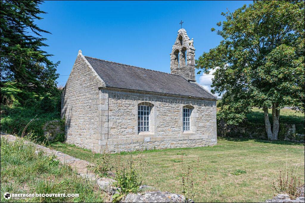 La chapelle Saint-Égarec sur la commune de Lampaul-Plouarzel.