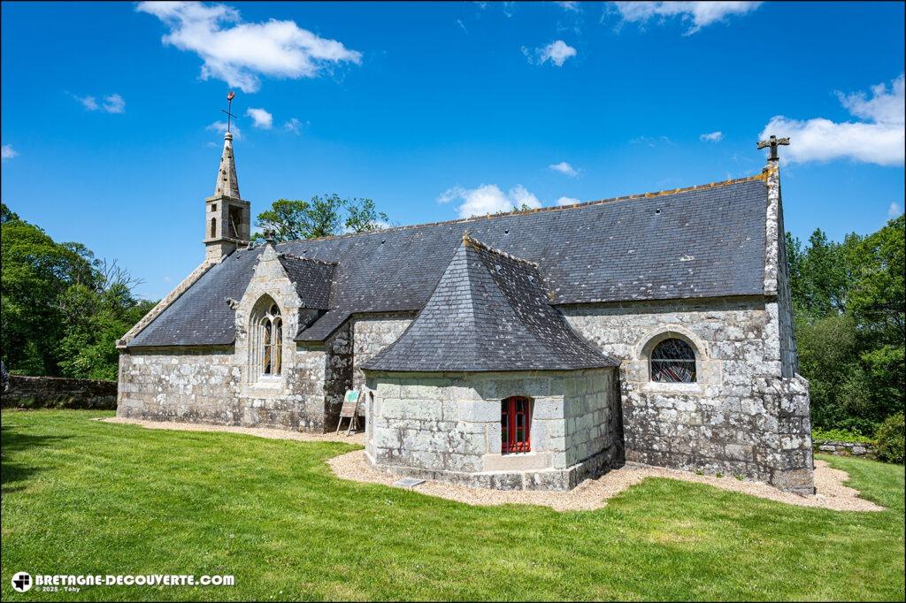 La chapelle Saint-Guénolé sur la commune de Briec dans le Finistère.