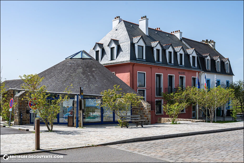 La mairie de la commune de Telgruc-sur-Mer dans le Finistère.