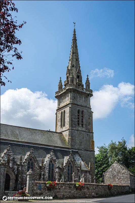 L'église de Saint-Brandan sur la commune de Lanvellec.