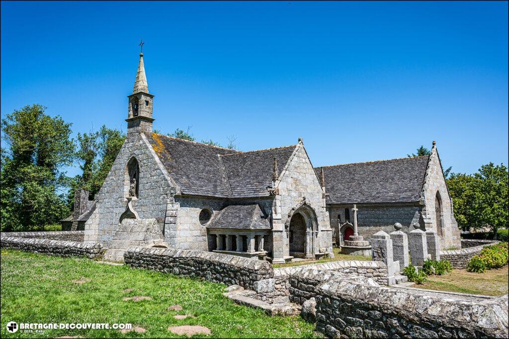 La chapelle du Grouanec sur la commune de Plouguerneau.