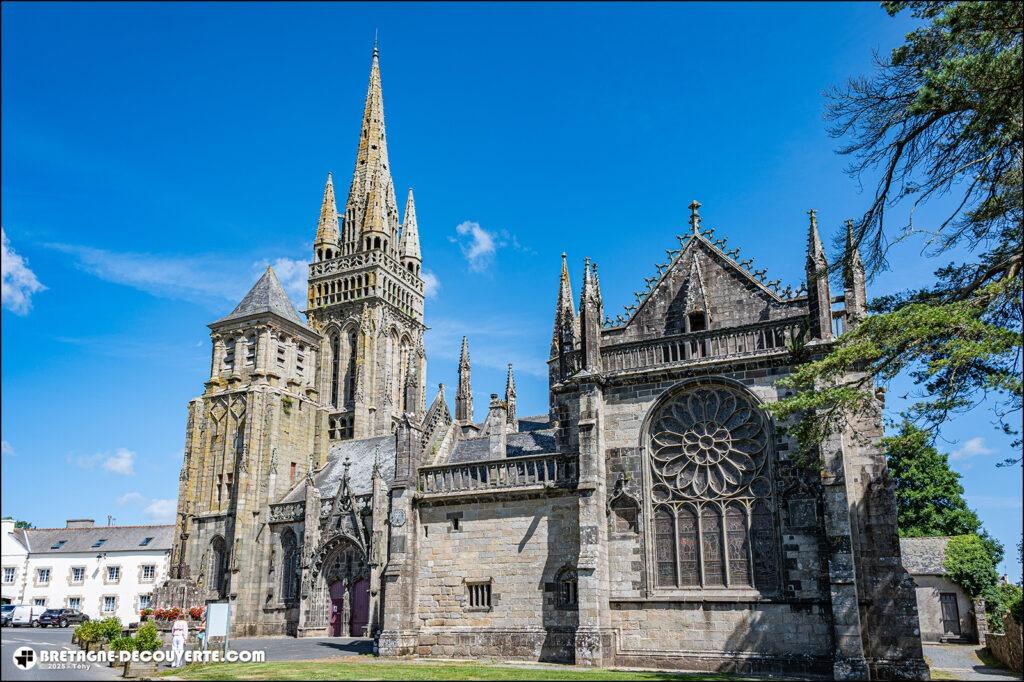 La basilique Notre-Dame sur la commune du Folgoët.