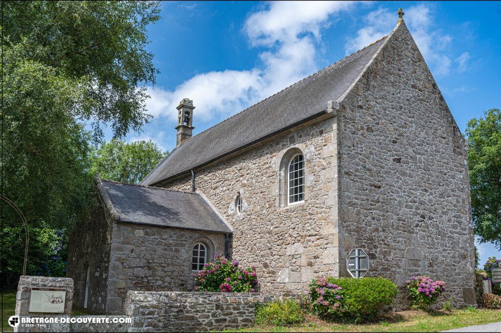 La chapelle Jésus sur la commune de Trégarantec.