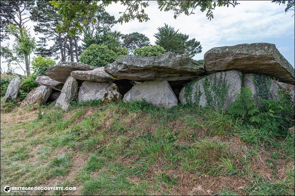 L'allée couverte de Ty ar c'horriket sur la commune de Beuzec-Cap-Sizun.