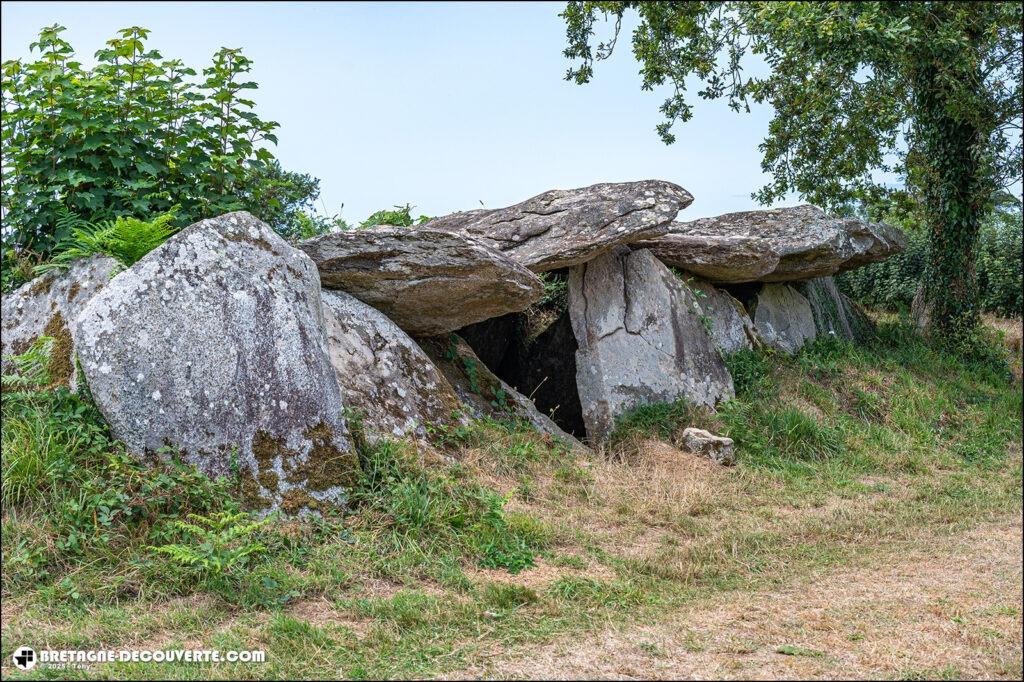 L'allée couverte de Ty ar c'horriket sur la commune de Beuzec-Cap-Sizun.