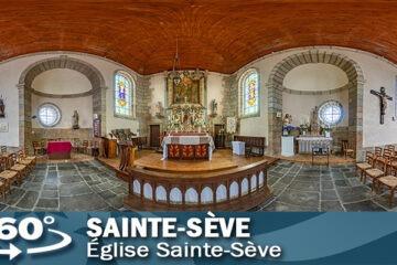 Visite virtuelle de l'église de Sainte-Sève.