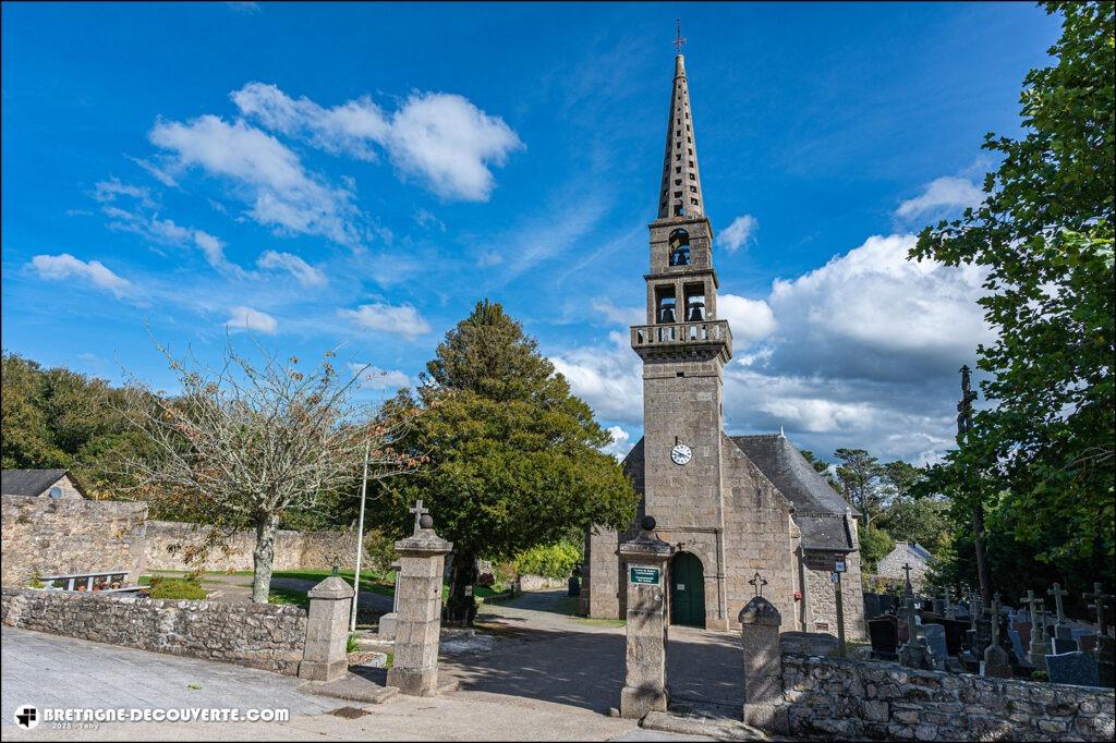 L'église Saint-Ildut sur la commune de Lanildut.