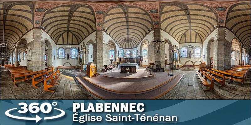 Visite virtuelle de l'église de Plabennec dans le Finistère.