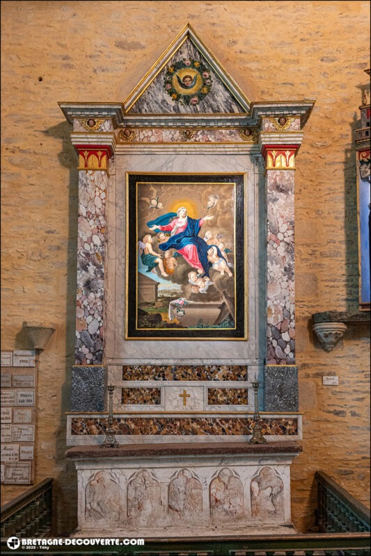 Le retable de la chapelle de Kersaint à Landunvez
