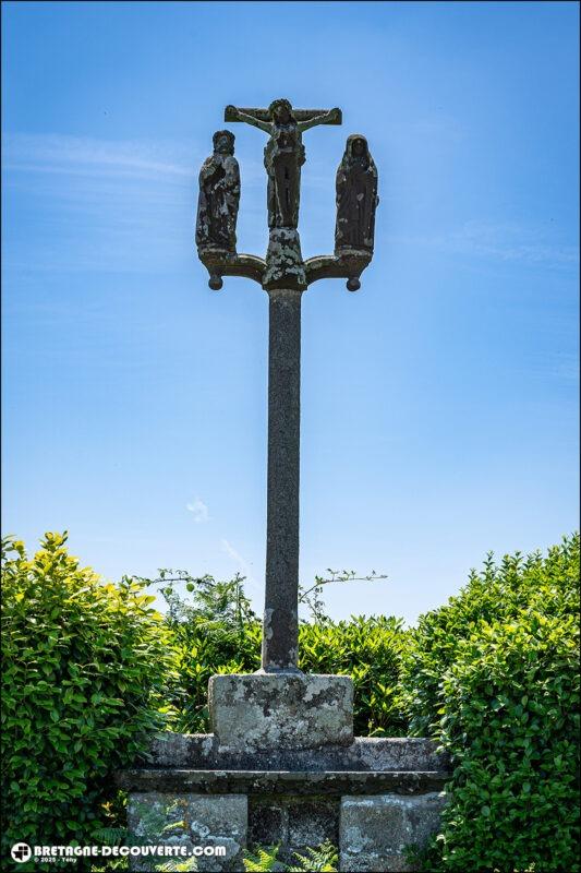 Le calvaire de Croaz ar C'hor sur la commune de Lanhouarneau.